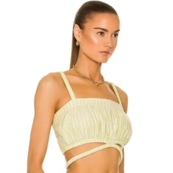 JONATHAN SIMKHAI STANDARD Hutton Crop Top NWT, S - Picture 2 of 8
